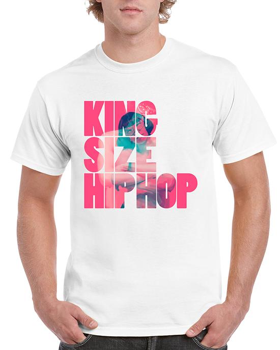 Tシャツ:KingSize HIPHOP（White）